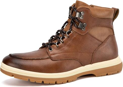 JITAI Men's Dress Oxfords Lace-Up Boots, Comfortable Casual Hiking Winter Work Shoes with Rubber Sole in Saudi Arabia
