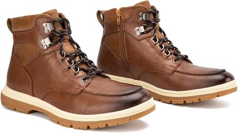 JITAI Men's Dress Oxfords Lace-Up Boots, Comfortable Casual Hiking Winter Work Shoes with Rubber Sole in Saudi Arabia