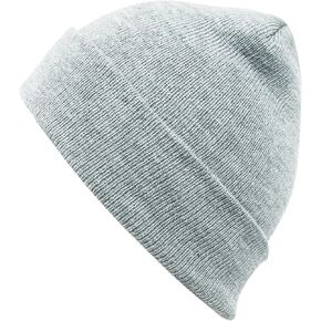 pffy beanie للرجال نساء ناعم الشتاء بيني القبعات رجال القبعات الجمجمة متماسكة القبعة المكبة lightgrey