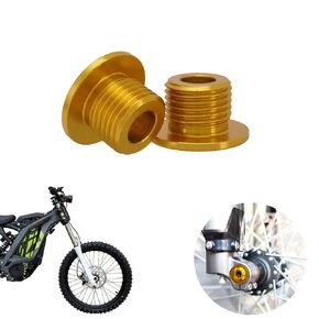 M16x1.5 Front Fork Axle Nut for Surron,Front Wheel Axle Nuts Screws for Dirt Bike Sur Ron Light Bee S/Light Bee X/Talaria Sting L1E/X160/X260 - Black