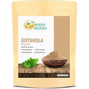 Gotu Kola Powder (Centella asiatica) 5.3 oz/150 GMS for Tea, Hair Growth & Wellness Healthy Nervous System Finely Ground Herbal Powder for DIY Beauty & Supplements