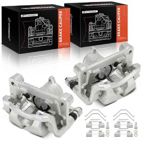A-Premium Disc Brake Caliper Assembly with Bracket Compatible with Hyundai Santa Fe 2019-2020, Front Driver and Passenger Side