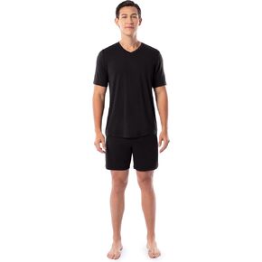 فاكهة لاعب Mens 360 تمتد على الأكمام القصير في الأعلى و pajama النوم القصير