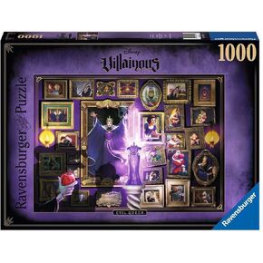 Ravensburger Disney Villainous: Evil Queen 1000 Piece Jigsaw Puzzle for Adults - 16520 - Every Piece is Unique, Softclick Technology Means Pieces Fit Together Perfectly