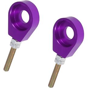 Motoforti 2pcs 12mm dia Hole Purple Bronze Bronze Bronze Metal Universal Axle Uxle Stenust