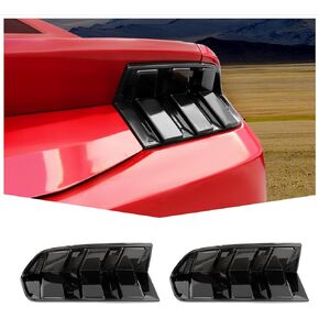 Fit for Ford Mustang 2024+ Smoked Black Rear Lamp Tail Light Frame Exterior Taillight Guard Cover Rear Right And Left Tail Lamp Overlay Exterior Accessories