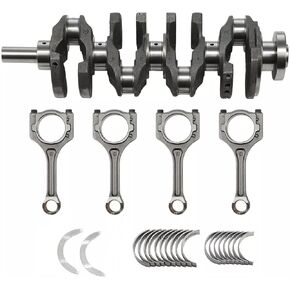 G4KJ Engine Crankshaft & Connecting Rod & Engine Bearing Kit Fit for Hyundai Santa Fe Sonata Kia Forte Optima Sorento Sportage 2.4L 2011-2020 OE#23510-2G500 23111-2G200