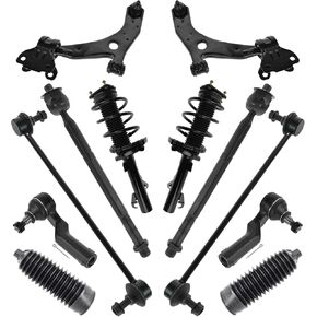 TRQ Front Steering & Suspension Kit Compatible with 2010-2013 Mazda 3