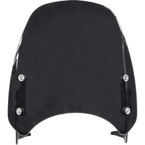 Motorcycle Windshield Deflector with Bracket Double Bubble Windscreen Fit for Triumph Street Twin 900 2019 2020 2021 2022 Wind Shield Screen Visor Flyscreen, Black