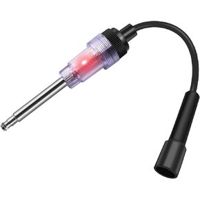 Inline Spark Plug Tester, Engine Ignition Tester Straight Boot Ignition Tester, Small Armature Diagnostic Detector Tool for Automotive, Car, Lawnmower, Motorcycles, Internal External Engine
