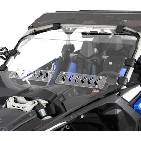 Kemimoto X3 Windshield 2-in-1 نافذة تنفيس انزلاق ، متوافقة مع Can Am Maverick X3 و Max PC Hard Comple