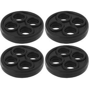 Emagtech 4pcs Engine Petcock Gasket Fuel Fuel Tap Gasket Carburettor Part 16957-z1-812 متوافق مع مجموعة Honda GX