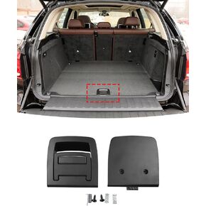 Trunk Mat Carpet Handle for BMW 5 Series F11 E60 F07 2003-2016, Rear Trunk Mat Floor Carpet Handle Repalcement for BMW X5 E70 F15 2006-2018, X6 E71 F16 2007-2019 (Black)