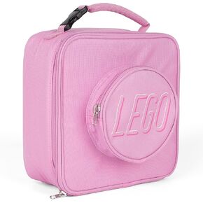 LEGO Lunch Bag, Durable and Insulated, with Mesh Pouch and Zip Compartment, Perfect for On-the-Go Meals, Green