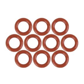 X AUTOHAUX 20pcs Red Universal Silicone O-Ring Sealing Gasket Washer for Car 6mm X 1.2mm
