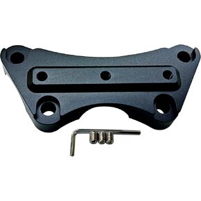 Matte Black 1'' 25mm Ape Hanger Handlebar with Anti - Slip Top Riser Clamp For Harley Touring Electra Glide Street Glide Road Glide Road King Ultra Limited