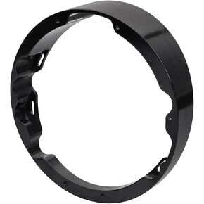 Chrome 7" Raked Headlight Lamp Bezel Trim Ring for Harley Touring Electra Road Street Glide FLHR FLTR FLHX 1994-2023