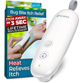 iProven Bug Bite Heat Treatment Device, 3-Second Itch Relief, Dual Modes for Sensitive & Normal Skin – Natural Itch Relief for Mosquito & Insect Bites