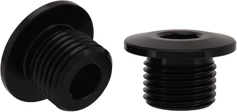 M16x1.5 جوز محور الشوكة الأمامية للسرقة ، مسامير محور العجلة الأمامية للدراجة الترابية Sur Ron Light Bee S/Light Bee X/Talaria Sting L1E/X160/X260 - Black in Kuwait