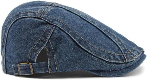 Denim Newsboy Hats Flat Cap for Men Women Adjustable Ivy Gatsby Cabbie Driving Hat in Saudi Arabia