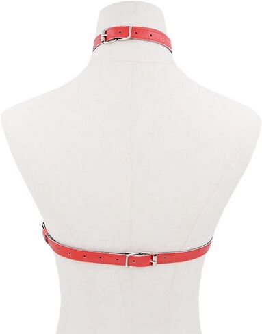 Women’s Sexy Leather Lingerie Accessories - Adjustable Sheer Corset -Perfect for SM Play in Saudi Arabia