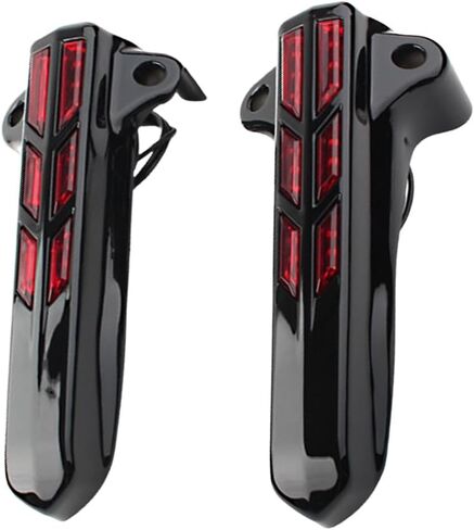 Motorcycle Front Fork Light 2014-2022 Compatible with Harley Touring Electra Road Street Glide, Black in Saudi Arabia