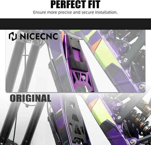 البطارية الأرجواني الأمامي Fender Frender Plate Battery Cover Protector متوافق مع Surron Light Bee X/ S/ L1E متوافق مع Segway X160 X260 انظر FitMnet in Kuwait