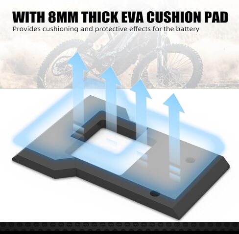 البطارية الأرجواني الأمامي Fender Frender Plate Battery Cover Protector متوافق مع Surron Light Bee X/ S/ L1E متوافق مع Segway X160 X260 انظر FitMnet in Kuwait