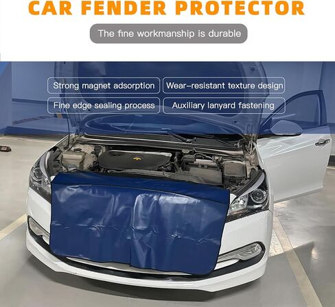 ICWEIMEI 3Pcs Set Fender Covers for Mechanics Automotive Mechanic Magnetic Fender Cover Mat Pad Protective Mat for Car Maintenance Repair Work Size L in Saudi Arabia
