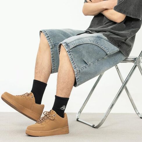 Men Casual Baggy Jean Shorts 2025 Summer Loose Fit Harajuku Denim Jorts Y2K Clothes Vintage Alt Emo Grunge Streetwear in Saudi Arabia