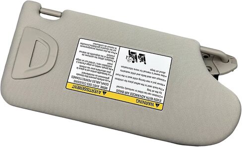 Left Driver Side Sun Visor w/Light Fit for Altima 2013-2018 964013TA2A (Gray) in Kuwait