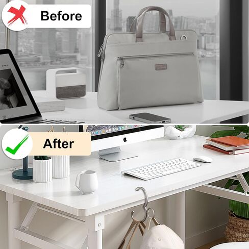 JISONCASE Purse Hook for Table Desk, Multifunctional Handbag Hanger with Keys/Caps Holder for Women Teenage Girls (Silver) in Saudi Arabia