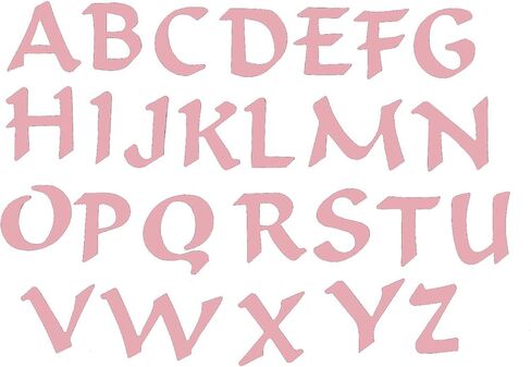 مجموعة حروف لباد ذاتية اللصق - أسود in Kuwait