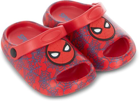 Marvel Spiderman Kids EVA Clog - Molded Open Toe EVA Clog Shoes for Boys & Girls Featuring Spiderman, Captain America, and Ironman in Saudi Arabia