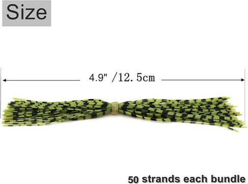Silicone Jig Skirts Material Squid Rubber Jig Head Lures Spinnerbaits Buzzbaits Fly Fishing Material Crystal Flash bass jig Skirts Replacement Fishing DIY Accessory in Saudi Arabia
