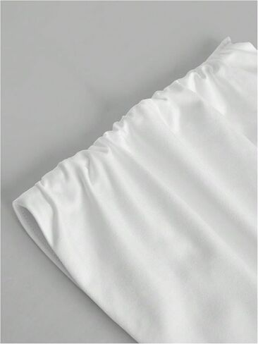 Milumia Girl's 2 Pack Tube Top Ruched Brandless Out Out Basic Bandeau Tops in Kuwait
