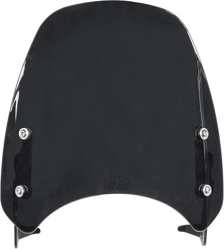 Motorcycle Windshield Deflector with Bracket Double Bubble Windscreen Fit for Triumph Street Twin 900 2019 2020 2021 2022 Wind Shield Screen Visor Flyscreen, Black in Saudi Arabia