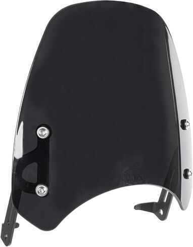Motorcycle Windshield Deflector with Bracket Double Bubble Windscreen Fit for Triumph Street Twin 900 2019 2020 2021 2022 Wind Shield Screen Visor Flyscreen, Black in Saudi Arabia