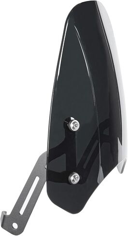 Motorcycle Windshield Deflector with Bracket Double Bubble Windscreen Fit for Triumph Street Twin 900 2019 2020 2021 2022 Wind Shield Screen Visor Flyscreen, Black in Saudi Arabia