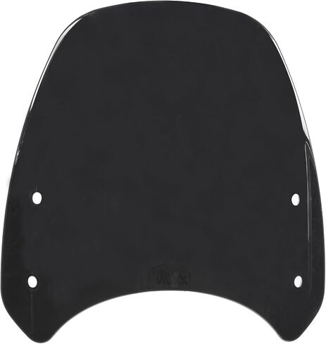 Motorcycle Windshield Deflector with Bracket Double Bubble Windscreen Fit for Triumph Street Twin 900 2019 2020 2021 2022 Wind Shield Screen Visor Flyscreen, Black in Saudi Arabia