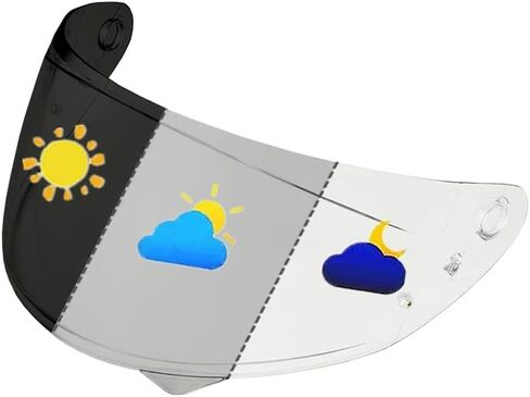 HJ-34P PRESOR POSOR PRESITION لـ HJC C10.MOTORCYCLE HELLEMT SHIELD AUV Protection متوافق مع HJC C10 (أسود عميق) in Kuwait