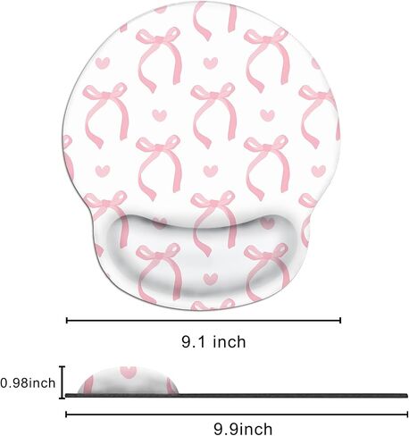 Cute Mouse Pad Wrist Support, Funny Frog Ergonomic Mouse Pad with Wrist Rest Cool Anime Computer Mouse Pads for Desk Non-Slip Rubber Base Mousepad in Saudi Arabia