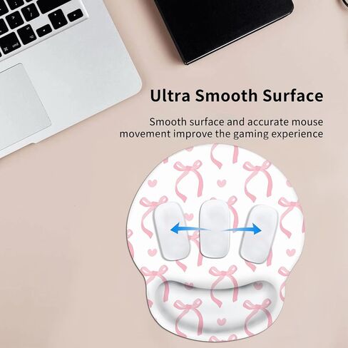 Cute Mouse Pad Wrist Support, Funny Frog Ergonomic Mouse Pad with Wrist Rest Cool Anime Computer Mouse Pads for Desk Non-Slip Rubber Base Mousepad in Saudi Arabia