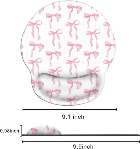 Cute Mouse Pad Wrist Support, Funny Frog Ergonomic Mouse Pad with Wrist Rest Cool Anime Computer Mouse Pads for Desk Non-Slip Rubber Base Mousepad in Saudi Arabia