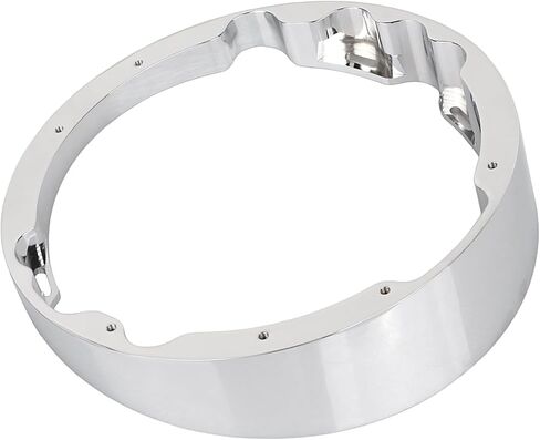 Chrome 7 "مصباح الأمامي المصباح Raked مديح حلقة ل Harley Touring Electra Road Street Glide Flhr Fltr Flhx 1994-2023 in Kuwait