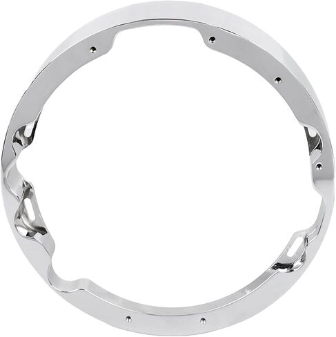 Chrome 7 "مصباح الأمامي المصباح Raked مديح حلقة ل Harley Touring Electra Road Street Glide Flhr Fltr Flhx 1994-2023 in Kuwait