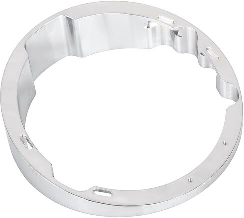 Chrome 7 "مصباح الأمامي المصباح Raked مديح حلقة ل Harley Touring Electra Road Street Glide Flhr Fltr Flhx 1994-2023 in Kuwait