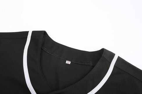 زر الأسفل أسفل قميص البيسبول العادي ، الفارق الفارغ من فريق Softball ، والهيب هوب هوبستر قصير الأكمام القمصان النشطة in Kuwait