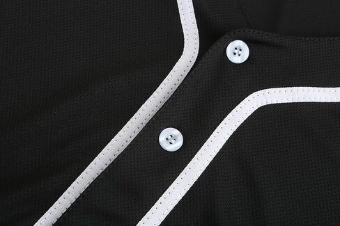 زر الأسفل أسفل قميص البيسبول العادي ، الفارق الفارغ من فريق Softball ، والهيب هوب هوبستر قصير الأكمام القمصان النشطة in Kuwait