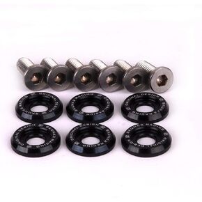 Skunk2 649-05-0215 Black Anodized Small Fender Washer Kit